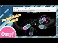 Video thumbnail for osu! on a Web Browser! | It works very well?!