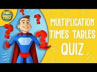 Video thumbnail for Times Tables Flashcard Quiz - Learn Multiplications Fast!