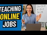 Video thumbnail for Online Teaching Jobs You Can Start Today | Work From Home & Get Paid!