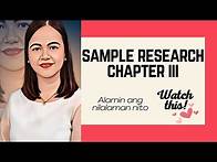 Video thumbnail for QUALITATIVE RESEARCH: CHAPTER III SAMPLE CONTENTS