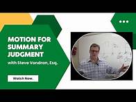 Video thumbnail for How to respond to motion for summary judgment