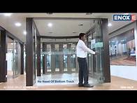 Video thumbnail for ENOX Glass Center Sliding Folding System EGSLDF 202 P
