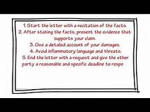 Video thumbnail for Top 7 Tips on How to Write the Best Demand Letter for Payment
