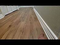 Video thumbnail for How to Install Vinyl Flooring WITHOUT Removing the BASEBOARD!