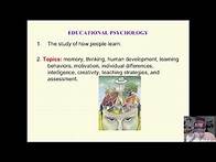 Video thumbnail for educational psychology and philosophy
