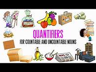 Video thumbnail for Quantifiers for Countable and Uncountable Nouns