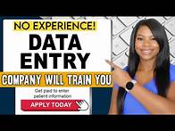 Video thumbnail for 📵 No Phone Calls! Work-From-Home Data Entry Job (Company Will Train You!)