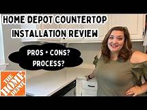 Video thumbnail for Home Depot Countertop Installation Review | Is it worth it?? | Quartz Countertop Kitchen Remodel