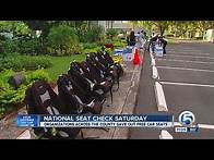 Video thumbnail for National Seat Check Saturday distributed free car seats