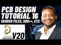 Video thumbnail for PCB Design Tutorial 16 for Beginners (Altium v20) - Gerber Files, ODB++, etc.