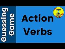 Video thumbnail for Action Verbs Game