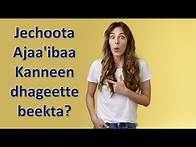 Video thumbnail for Jechoota saayikoloji ajaa'ibsiisoo fi gootummaa qaban_ Amazing psychology quotes