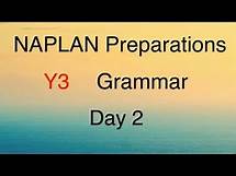 Video thumbnail for NAPLAN Preparations Year 3 Grammar Day 2 - Common misspellings in Real Test