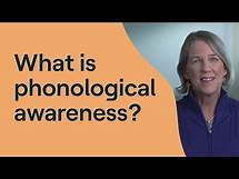 Video thumbnail for What Is Phonological Awareness?