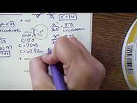 Video thumbnail for Geometry Lesson 11.1: Circumference and Arc Length
