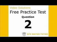 Video thumbnail for Numeracy skills test practice questions Test 1 – Q2 QTS Maths Tutor
