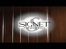 Video thumbnail for Signet Fiberglass Doors: Stunning Woodgrain Finish on a Highly Durable Fiberglass Door