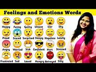 Video thumbnail for Feelings and Emotions Words| Useful Vocabulary for Children| Emojis|Learn English