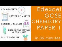 Video thumbnail for All of Edexcel CHEMISTRY Paper 1 in 35 minutes - GCSE Science Revision