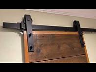 Video thumbnail for U-MAX Sliding Barn Door Track Hardware Kit 2 Years After Install