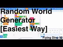 Video thumbnail for How to make Random World Generator on Scratch [Easiest Way]