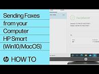Video thumbnail for Sending Faxes from Your Computer Using HP Smart | HP Printers | HP Support