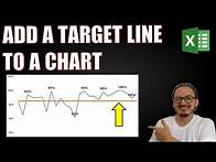 Video thumbnail for 📈How to add a target line to a Line Chart in Excel in 5 MIN!