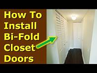 Video thumbnail for How to Install Closet Bi-fold Doors - Folding Closet Door