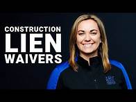 Video thumbnail for What is a Construction Lien Waiver & How to Use It