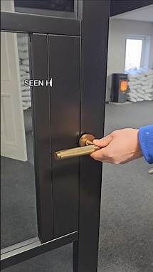 Video thumbnail for New Modern Black Internal Door added to our range.