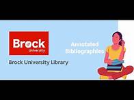 Video thumbnail for What's an annotated bibliography?