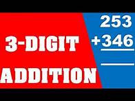 Video thumbnail for 3 Digit Addition With Regrouping - Addition With Regrouping Song | 3-Digit Addition | 3Rd-4Th Grade