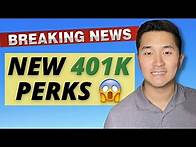 Video thumbnail for New 401K Rules & Benefits You Need to Know in 2023 | Early Retirement Guide