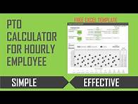 Video thumbnail for PTO Calculator for Hourly Employee - Free Excel Template