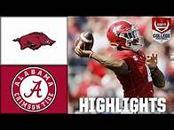 Video thumbnail for Arkansas Razorbacks vs. Alabama Crimson Tide | Full Game Highlights