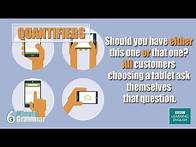 Video thumbnail for How to use quantifiers - 6 Minute Grammar