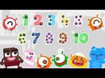 Video thumbnail for CandyBots 123 Numbers - Learn to Count Numbers from 1 to 10 in English | CandyBots Games