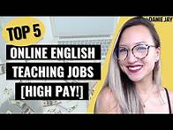 Video thumbnail for BEST Online English Teaching Jobs for Beginners w/ Highest Pay | Home Based ESL Jobs