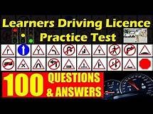 Video thumbnail for Indian Driving License Test | 100 Important Questions and Answers | LLR Practice Test in English