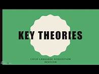 Video thumbnail for CHILD LANGUAGE ACQUISITION: Key Theories