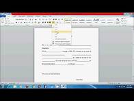 Video thumbnail for How to type a letter in ms word? | ms word tutorial | typing in word and printout