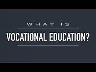 Video thumbnail for What Is Vocational Education?