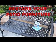 Video thumbnail for Restore and Protect Aluminum Yard Furniture in Minutes - PROTECTS TOO