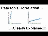 Video thumbnail for Pearson's Correlation, Clearly Explained!!!