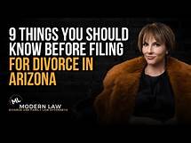 Video thumbnail for Filing for Divorce in Arizona? Watch This First!