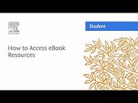 Video thumbnail for How to Access eBook Resources