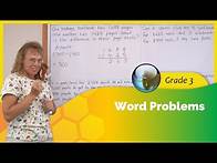Video thumbnail for Word problems with four-digit numbers (3rd-4th grade math)