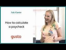 Video thumbnail for How to Calculate a Paycheck for Your Employees