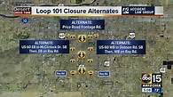 Video thumbnail for Major closure on Loop 101 over the weekend