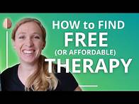 Video thumbnail for How to Find a Therapist That You Can Afford